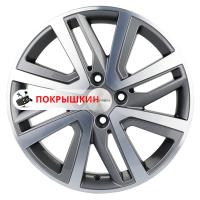 6*16 4*100 ET41 60,1 Khomen Wheels KHW1609 (XRay) Gray-FP