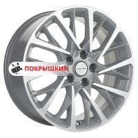 7,5*18 5*112 ET39 66,6 Khomen Wheels KHW1804 (Audi A4/A6) F-Silver-FP