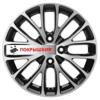 6*15 4*100 ET50 60,1 Khomen Wheels KHW1506 (Vesta) Black-FP