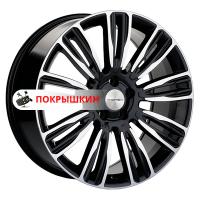 8,5*20 5*108 ET45 63,4 Khomen Wheels KHW2004 (Velar) Black-FP