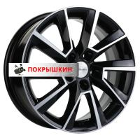 6*15 5*100 ET40 57,1 Khomen Wheels KHW1507 (Polo) Black-FP