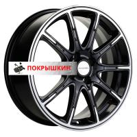 6,5*17 4*100 ET43 60,1 Khomen Wheels KHW1707 (Lada Vesta Cross) Black-FP