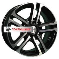 6,5*16 5*139,7 ET40 98,5 Khomen Wheels KHW1602 (Niva 4x4) Black-FP