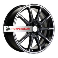 6,5*17 4*100 ET50 60,1 Khomen Wheels KHW1707 (Lada Vesta) Black-FP