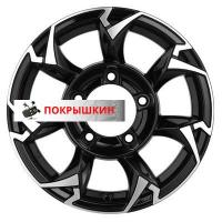 5,5*15 5*139,7 ET5 108,1 Khomen Wheels KHW1505 (Jimny) Black-FP