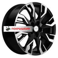 7*18 5*114,3 ET38 67,1 Khomen Wheels KHW1809 (Outlander) Black-FP