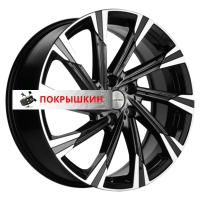 7,5*19 5*108 ET46 63,4 Khomen Wheels KHW1901 (Tugella) Black-FP