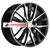 8*18 5*108 ET46 63,4 Khomen Wheels KHW1807 (Tugella/Jaguar XF/F-Pace) Black-FP