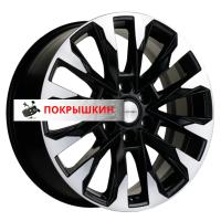 8*20 6*139,7 ET36 100,1 Khomen Wheels KHW2010 (Tank 300/500) Black-FP