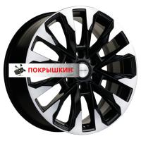 8*20 6*139,7 ET45 95,1 Khomen Wheels KHW2010 (LC 300 Tuning) Black-FP