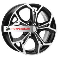 7*17 5*110 ET46 63,3 Khomen Wheels KHW1702 (Changan CS35/CS35 Pro) Black-FP