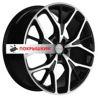 8*20 5*108 ET36 65,1 Khomen Wheels KHW2012 (Exeed VX/TXL) Black-FP