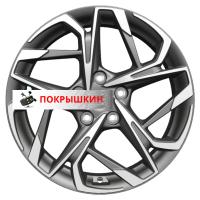 7*17 5*110 ET40 67,1 Khomen Wheels KHW1716 (Evolute i-Joy) Gray-FP