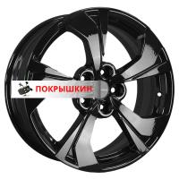 7*17 5*110 ET46 63,3 Khomen Wheels KHW1724 (CS35 Plus) Black