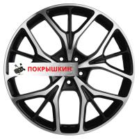 8*20 5*108 ET46 63,4 Khomen Wheels KHW2012 (Geely Monjaro (KX11)) Black-FP