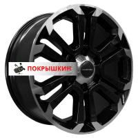 7,5*18 6*139,7 ET25 106,1 Khomen Wheels KHW1817 (LC Prado) Black-FP