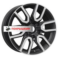 8*17 6*139,7 ET50 92,5 Khomen Wheels KHW1723 (Hyundai H-1/Staria) Black-FP